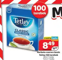 Delfin Herbata czarna classic Tetley oferta