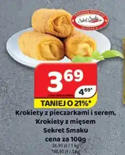 Delfin Krokiety z pieczarkami i serem, Krokiety z mięsem Sekret Smaku oferta