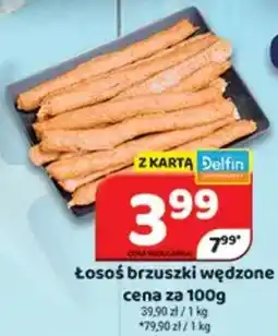 Delfin Łosoś brzuszki wędzone oferta