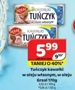 Delfin Tuńczyk kawałki w oleju własnym, w oleju Graal oferta