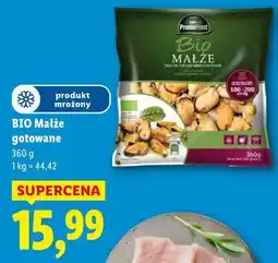 Lidl BIO Małże gotowane oferta