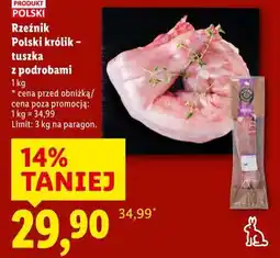 Lidl Rzeźnik Polski królik - tuszka z podrobami oferta