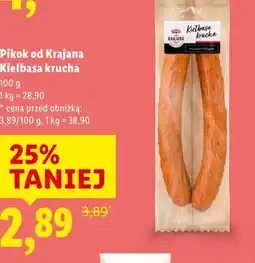 Lidl Pikok od Krajana Kiełbasa krucha oferta