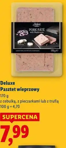 Lidl Deluxe Pasztet wieprzowy oferta