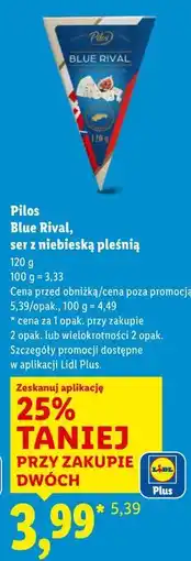 Lidl Pilos Blue Rival, ser z niebieską pleśnią oferta