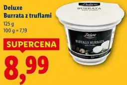 Lidl Deluxe Burrata z truflami oferta