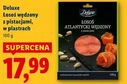 Lidl Deluxe Łosoś wędzony z pistacjami, w plastrach oferta