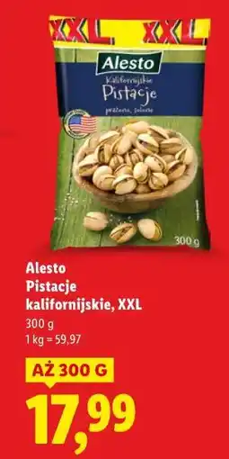 Lidl Alesto Pistacje kalifornijskie, XXL oferta