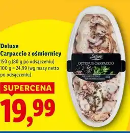 Lidl Deluxe Carpaccio z ośmiornicy oferta