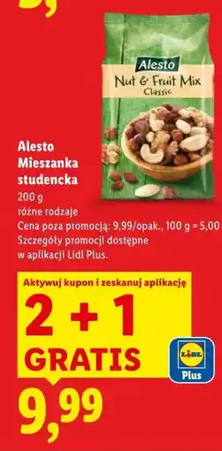 Lidl Alesto Mieszanka studencka (różne rodzaje) oferta