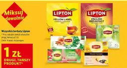 Lidl Wszystkie herbaty Lipton oferta