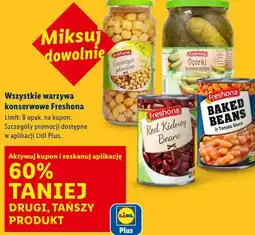 Lidl Wszystkie warzywa konserwowe Freshona oferta