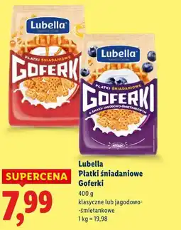 Lidl Lubella Płatki śniadaniowe Goferki oferta