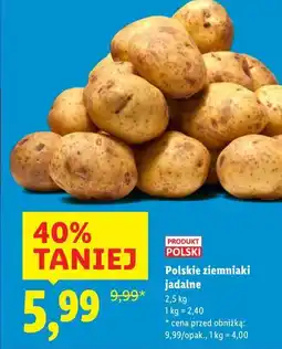 Lidl Polskie ziemniaki jadalne oferta