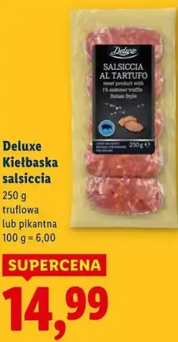 Lidl Deluxe Kiełbaska salsiccia oferta