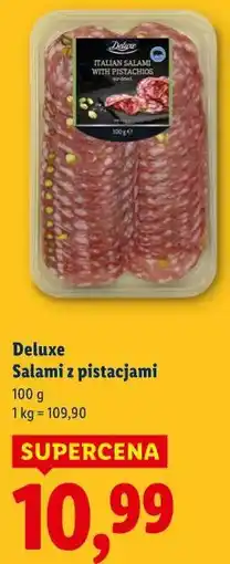 Lidl Deluxe Salami z pistacjami oferta