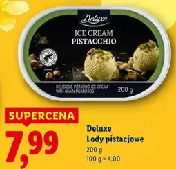 Lidl Deluxe Lody pistacjowe oferta
