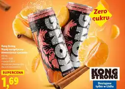 Lidl Kong Strong Napój energetyczny klementynka-cynamon oferta