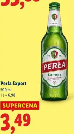 Lidl Piwo Perła Export oferta