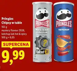 Lidl Pringles Chipsy w tubie oferta