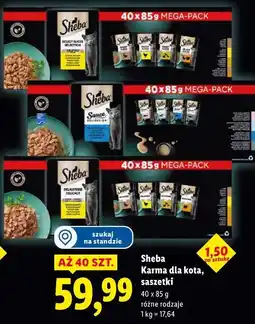 Lidl Sheba Karma dla kota, saszetki oferta
