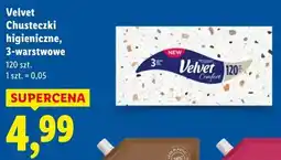 Lidl Velvet Chusteczki higieniczne, 3-warstwowe oferta