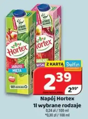Delfin Napój Hortex oferta
