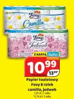 Delfin Papier toaletowy Foxy camilla, jedwab oferta