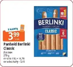 E.Leclerc Parówki Berlinki Classic Animex oferta