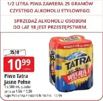 E.Leclerc Piwo Tatra Jasne Pełne oferta