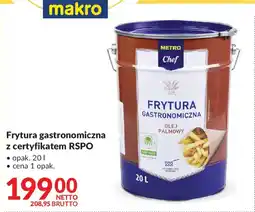 Makro Frytura gastronomiczna z certyfikatem RSPO oferta