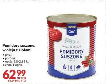 Pomidory suszone, w oleju z ziołami