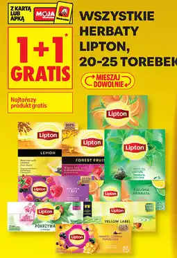 Biedronka Wszystkie herbaty Lipton oferta