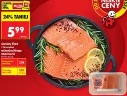 Biedronka Świeży filet z łososia atlantyckiego Marinero oferta