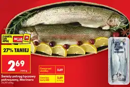 Biedronka Świeży pstrąg tęczowy patroszony, Marinero oferta