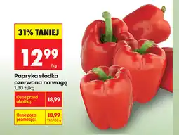 Biedronka Papryka słodka czerwona na wagę oferta