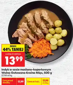 Biedronka Indyk w sosie maślano-koperkowym Wolno Gotowane Kraina Mięs oferta