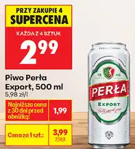 Biedronka Piwo Perła Export oferta