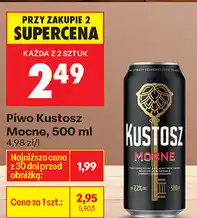 Biedronka Piwo Kustosz Mocne oferta