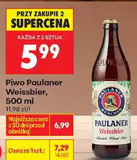 Biedronka Piwo Paulaner Weissbier oferta
