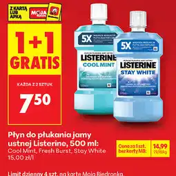 Biedronka Płyn do płukania jamy ustnej Listerine Cool Mint oferta