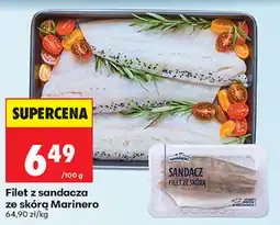Biedronka Filet z sandacza ze skórą Marinero oferta