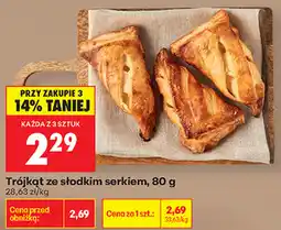 Biedronka Trójkąt ze słodkim serkiem oferta