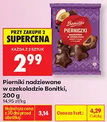 Biedronka Pierniki nadziewane w czekoladzie Bonitki oferta