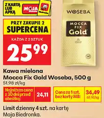 Biedronka Kawa mielona Mocca Fix Gold Woseba oferta