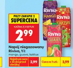 Biedronka Napój niegazowany Riviva oferta