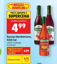 Biedronka Syrop Herbarium oferta