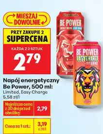 Biedronka Napój energetyczny Be Power oferta