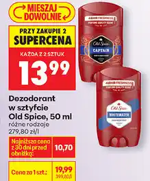 Biedronka Dezodorant w sztyfcie Old Spice oferta
