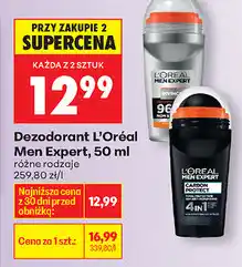 Biedronka Dezodorant L'Oréal Men Expert oferta